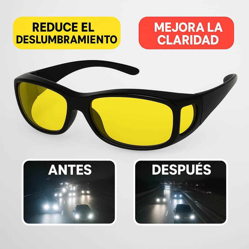 2 Gafas de Conducción Nocturna – Claridad al Manejar