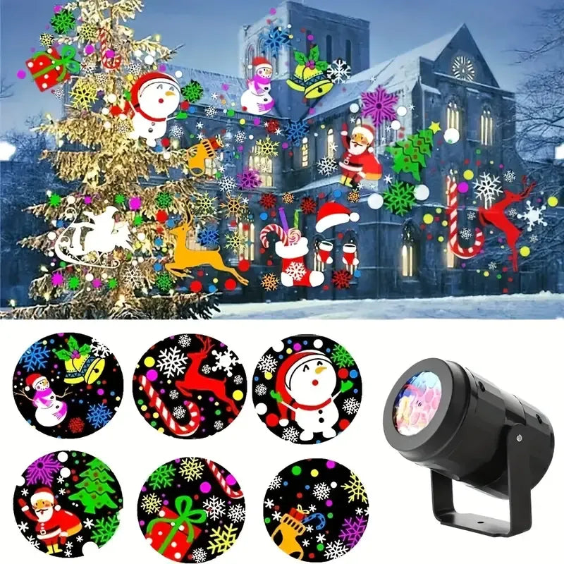 Proyector Navideño Láser de Figuras 2x1