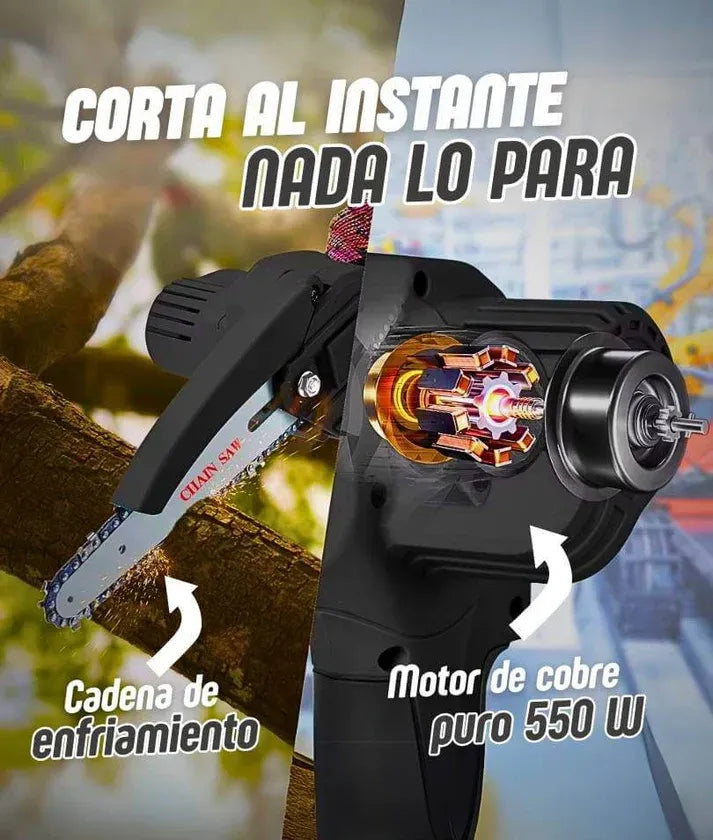 Motosierra Portátil Premium | Corte Rápido con Calidad Profesional
