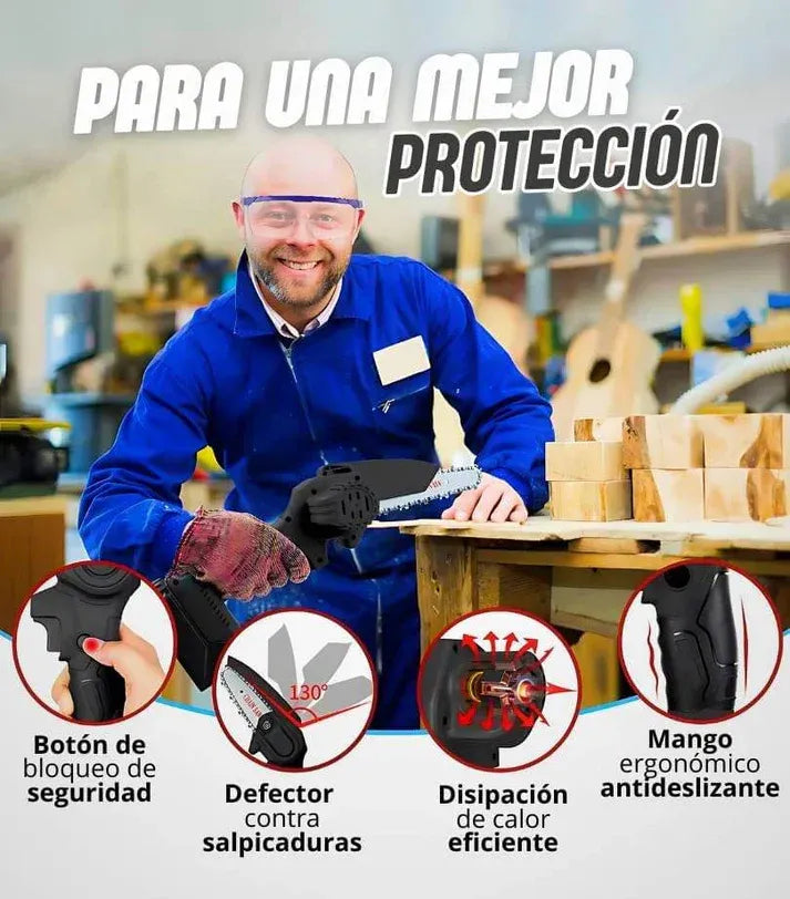 Motosierra Portátil Premium | Corte Rápido con Calidad Profesional