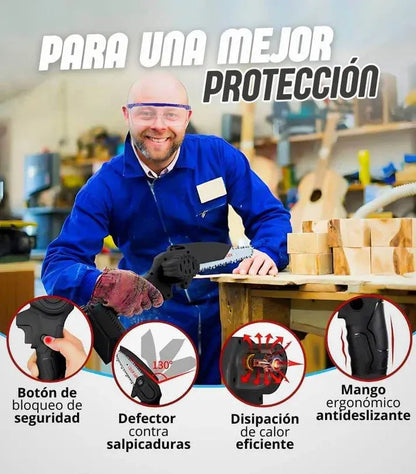 Motosierra Portátil Premium | Corte Rápido con Calidad Profesional