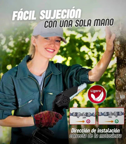 Motosierra Portátil Premium | Corte Rápido con Calidad Profesional