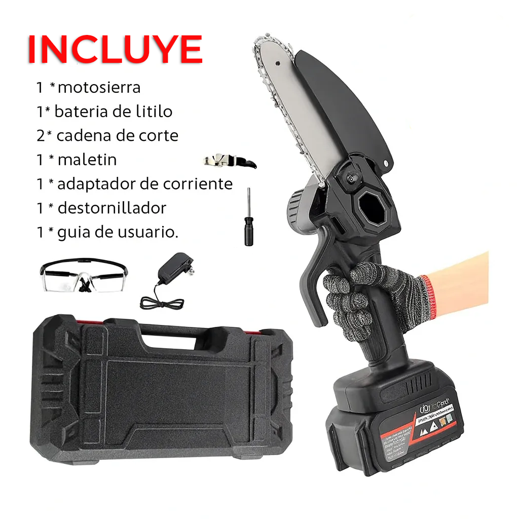 Motosierra Portátil Premium | Corte Rápido con Calidad Profesional